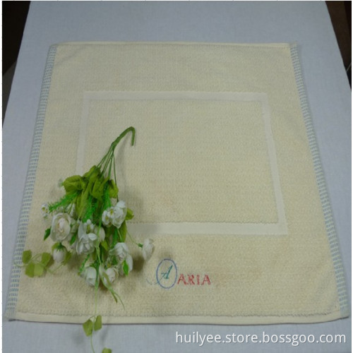 100% Cotton Hotel Towel Bath Mat with Embroidery Logo